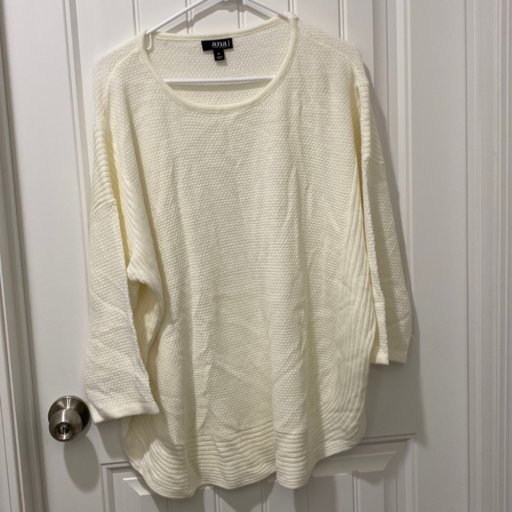 cream sweater